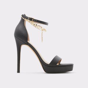 Aldo ScarletteChain Black Stilettos